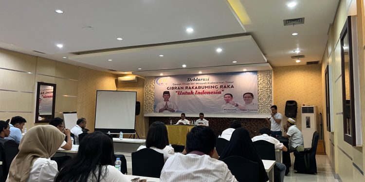 DEW Rampai Nusantara KALTIM Deklarasikan Gibran Rakabuming Raka sebagai Cawapres 2024