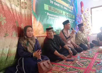 Hj. Fitriani Hadiri Maulid Nabi Muhammad Di Masjid Al-Ikhlas Teluk Singkama Sangatta Selatan